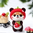 thumbnail image 1 of Cute Dog Pattern Handmade DIY Poke Wool Felts Material Production Package, 1 of 6