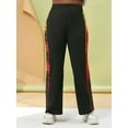 thumbnail image 2 of Rosegal Women's Plus Size Plaid High Waisted Wide Leg Pants, 2 of 5