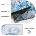 thumbnail image 5 of Area Rug 4'x6', Sea Turtle Coastal Non-slip Runner Rug Carpet for Bedside, Blue Summer Beach Coral Jellyfish Washable Outdoor Indoor Area Rugs Mat for Entryway/Living Room/Bedroom/Kitchen/Office, 5 of 9