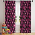 thumbnail image 5 of Blackout Kids Curtains,Pioneer Flower Floral Print Pattern Childrens Insulated Curtains Set Of 2,Bedroom Essentials,Toddler Room Decor 42"x84", 5 of 5