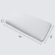 thumbnail image 2 of Pillow DLIGHT BD Slim de espuma viscoelástica de 8 cm para dormir con cama tamaño king, 2 of 5