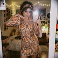 thumbnail image 3 of Alaiyaky Womens 1970's Disco Fancy Dress Costume, 70s Outfits for Women, 70s Retro Hippie Dress with Headband for Hen Party, Music Festival & Theme Party, 3 of 8