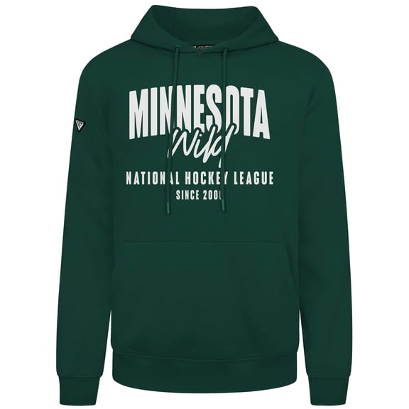 Men's Levelwear  Green Minnesota Wild Podium Response Pullover Hoodie