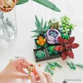 thumbnail image 4 of Blocks 771PCS 9in1 Succulents Bonsai Building Blocks 10309 Botanical Collection Desk Decoration Assemble Toy Gift For Kid Girl, 4 of 7