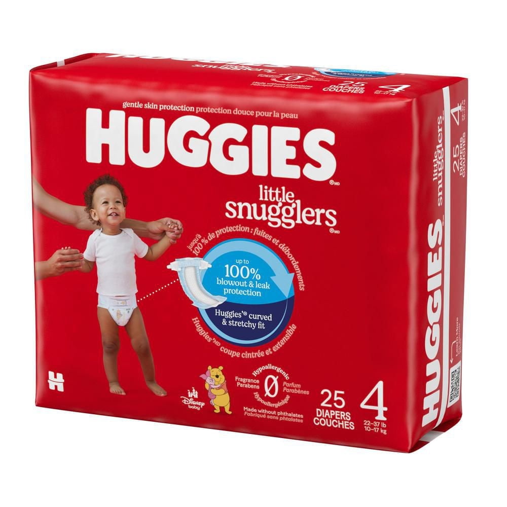 HUGGIES Little Snugglers Baby Diapers, Econo Pack, Size 1-6, Count 108-198, Size 1-6 | 108-150 Count