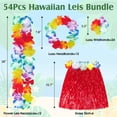 thumbnail image 2 of Set de decoración para fiestas Amandir Hawaiian Leis Luau 54 piezas, 2 of 7