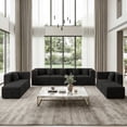thumbnail image 5 of BEHOST 130" 8-Piece Modular Sectional Sofa, Boneless Cloud Couch with Extra Deep Seats, Washable Chenille Sofa Set for Living Room, Chenille Black, 5 of 8