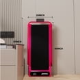 thumbnail image 5 of Yagud Walking Pad Treadmill with Handle Bar & 5% Incline, Foldable Portable Treadmill for Running, Small Under Desk Treadmill for Home, Pink Walking Pad, 5 of 9