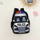thumbnail image 1 of Mochilas escolares para niños y niñas, Mochila pequeña de coche de policía, moda coreana, mochila de aperitivos para jardín de infantes Fivean unisex, 1 of 2