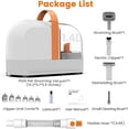 thumbnail image 1 of Dog Grooming Vacuum, Dog Grooming Kit with Pet Clippers, 12,000Pa Pet Hair Vacuum Pet Grooming Vacuum for Dogs, Dog Vacuum for Shedding Grooming, Low Noise Dog Shedding Brush Pet Vacuum, PG10, 1 of 7
