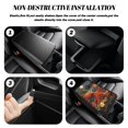 thumbnail image 3 of Chririnla Polyester Auto Armrest Box Pad with Storage Pockets Stretch Car Center Console Cover for Van, Marine Animals Tropical Print Auto Arm Rest Cover, 3 of 3