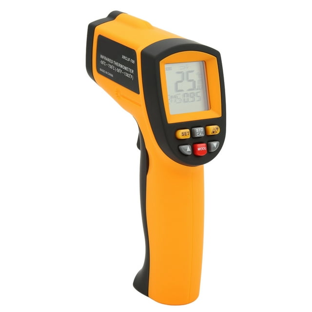 Termómetro infrarrojo XRCLIF‑700 de 50 a 750 ℃, medidor de temperatura industrial sin contacto para cocina y refrigerador
