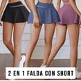 thumbnail image 3 of Falda Con Short Licra Deportiva 2 En 1 Vanquish V Q Q005 Xsh, 3 of 8