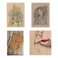 thumbnail image 2 of Block de Papel Marrón Clairefontaine Kraft A5 100 Hojas 90g Cafe, 2 of 7