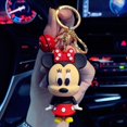 thumbnail image 1 of Anime Cartoon Disney Mickey Mouse Stitch Figure Keychain Minnie Donald Duck Piglet Key Chain Model Kid Toy Children GiftChina Gong Bohan LED, 1 of 2