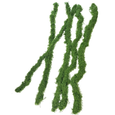 FSZNKJ Bendable DIY Moss Vine Letters | 5-Pack 1m Flexible Faux Moss Wire | Perfect for Christmas Halloween Weddings & Seasonal Celebrations | Safe & Reusable Decorative Moss Craft