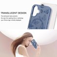 thumbnail image 3 of Funda BENTOBEN para iPhone 16 Plus de 6.7 pulgadas con diseño de mariposa magnética, color azul, 3 of 9