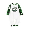 thumbnail image 2 of 2024 Family Christmas Pajamas Matching Sets and Dog Green Plaid Shirt Pants Printed Cozy Holiday Xmas Sleepwear Pjs Set Baby 3 Months, 2 of 6