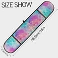thumbnail image 3 of Dailycode Double Sided Oven Mitt with Loop Heat Resistant Kitchen Long Potholders 7" x 35" Rainbow Fish Scale, 3 of 6