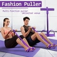 thumbnail image 6 of BYXAS 2 Pack 21 Fitness Resistance Bands-4 Tube Pedal Ankle Puller, 2025 New Stretching Bands for Arm and Leg Workouts, Multi-Functional Sit Up Rope for Home Equipment, Fitness Beginners(Blue+Purple), 6 of 13