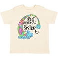 thumbnail image 3 of Inktastic Best Middle Sister Colorful Rainbow Swirls Girls Toddler T-Shirt, 3 of 5