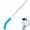 Blue, variant on Silicone Straw for Ninja BlendBoss Tumbler, Glass Reusable Drinking Straw, Replaceable Flexible Tube, Heat Resistant Travel Cup Accessory
