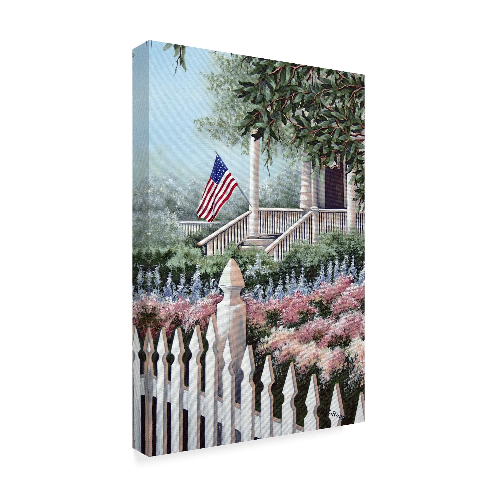 Trademark Fine Art 'Ready For July 4th' Canvas Art by Carol J Rupp