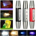 thumbnail image 2 of Flashlight Blacklight Light - Multifunctional Flashlight with Built-in Lithium Battery, 6 Light Modes: White/Yellow/Red/UV365/UV395/Blue Light, Portable Design, Perfect for Outdoor/Emergency Use, 2 of 9