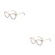 thumbnail image 4 of Minnieouse Gafas ópticas para miopía, gafas de negocios para mujer, gafas antifatiga de marco completo, gafas de bloqueo, gafas, tipo Protector tipo 3 2piezas, 4 of 6