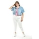 thumbnail image 5 of Chaqueta de mezclilla corta Roman Fashion /Tallas Extras, 3951 (Mezclilla light) azul cielo 36, 5 of 7