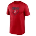 thumbnail image 2 of Men's Nike Red Washington Nationals Home Plate Icon Legend Performance T-Shirt, 2 of 3
