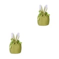 thumbnail image 2 of Injueey Bolsas de regalo de Pascua para dulces, lindas y exquisitas, fáciles de llevar, regalos pensativos, decoraciones de Pascua RBD- verde RBD-TR verde 9*13cm 2Conjunto, 2 of 6