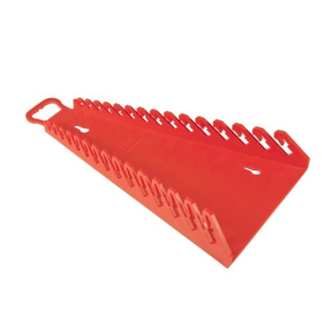 ERNST 6012M 20 Tool Wrench Organizer Rail Set with Magnetic Mount Red