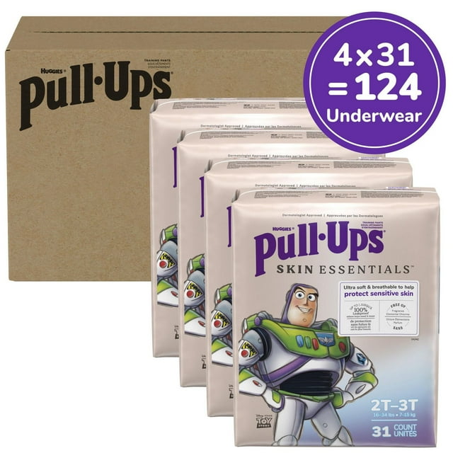 Pull-Ups Boys' Skin Essentials Training Pants, 2T-6T