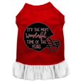 thumbnail image 3 of Pet Dog  Cat Dress Screen Printed, "Most Wonderful Time of the Year (Football)", 3 of 11