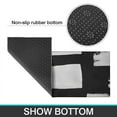 thumbnail image 7 of 2 Piece White Black Geometric` Rug Kitchen Rug Set, Decor Kitchen Rugs, Absorbent Non-Slip Washable Floor Mats, Home Indoor Runner Rugs 17"x47"+17"x30", 7 of 7