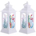 thumbnail image 2 of Piezas Navidad Vela Linterna Decoración LED Vela Luz Escritorio Muñeco de nieve Linterna Colgante Linterna Vela sin llama Linterna Navidad Navidad Decoración interior Vhermosa WLJ-0438, 2 of 2