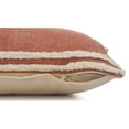 thumbnail image 4 of Laddha Home Designs Loomed Tufted Chevron Throw Pillow Cover - 20" - Brown and White, 4 of 7
