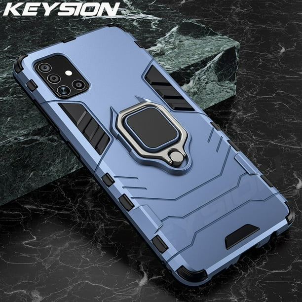 KEYSION-funda a prueba de golpes para Samsung, protector de teléfono para Galaxy S21 Ultra S20 Plus A21S A31, A51, A71, A52, A72, A32, A12, M21, M31, A8 2018 Fivean unisex