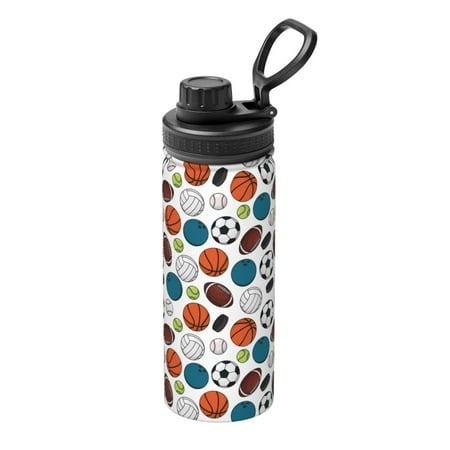 

Ocsxa Color Balls Print 18oz Stainless Steel Water Bottle Unisex Water Bottle Insulated Sports Water Cup Flask for Cold Water Drinks/Sports/Travel/Car/School