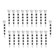 thumbnail image 3 of 20Pcs Golf Ball Tee Holder Reusable Practice Exercise Professional Golf Tees Black, 3 of 8