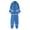 Blue, variant on NOKIO Kids Rain and Snow Suit for Boys Girls with Detachable Hood, Waterproof Raincoat and Pants - Ideal for Rain and Snow