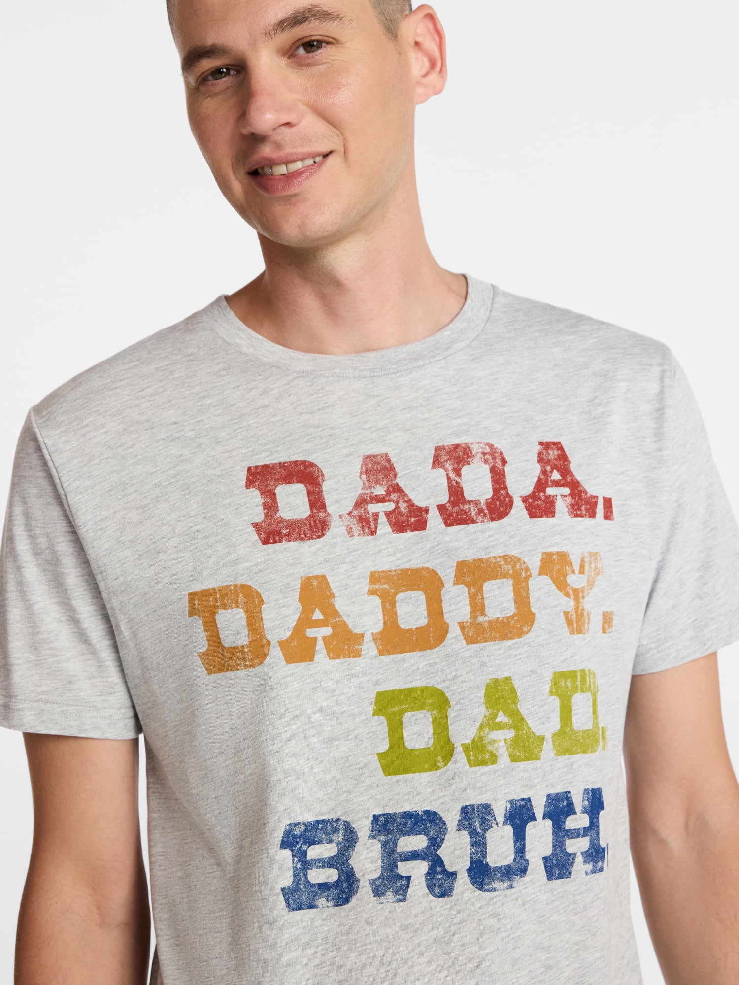 Father's Day Men's Dad Bruh Graphic Tee by Way to Celebrate, Sizes XS-5XL