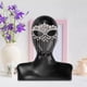 thumbnail image 5 of Cadena de cara de velo Yinane Headwear Rhinestone Plata, 5 of 7