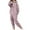 Pink, variant on Dreluolixuan Lounge Sets for Women Petite Long Sleeve Pullover Wide Leg Pants Soft Solid Lightweight Vacation Tracksuits