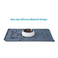 thumbnail image 6 of Qishi Waterproof Silicone Pet Feeding Mat for Dogs & Cats-Gray, 6 of 8
