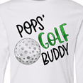 thumbnail image 4 of Inktastic Pops' Golf Buddy with Golf Ball Long Sleeve Youth T-Shirt, 4 of 5
