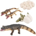 thumbnail image 1 of Crocodile Growing Toy Set, Simulation Animals Egg To Animal Figures Toy Crocodile Growth Cycle Figures Model Kids Early Learning Toys, 1 of 5