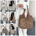thumbnail image 1 of Women Crochet Tote Bag Hollow Beach Bag Large Capacity Fashion Knitted Bag, 1 of 4