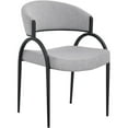 thumbnail image 3 of Meridian Furniture Chaise de Salle à Manger Gris Privet (Ensemble de 2), 3 of 6